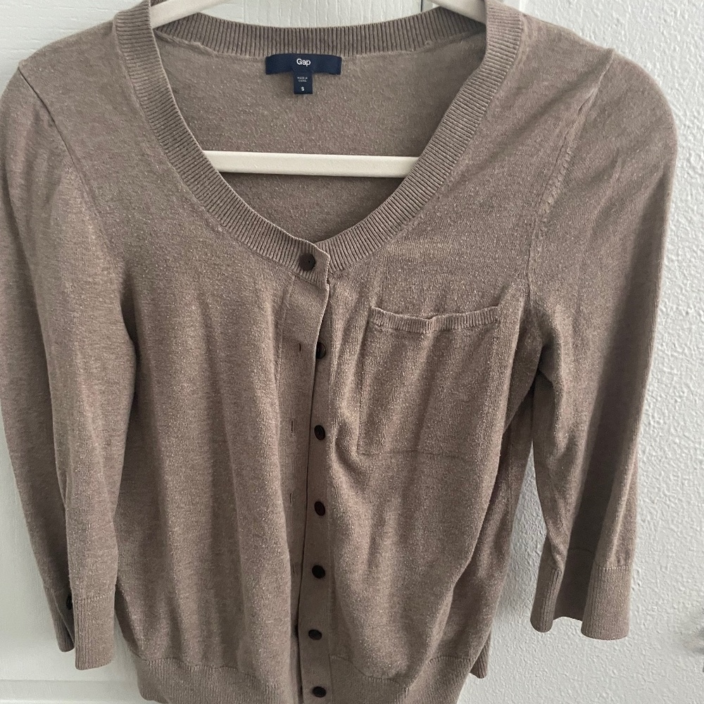 Brown H&M Cardigan small